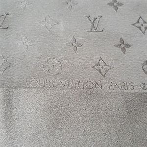 Louis Vuitton authentic silk and satin scarf